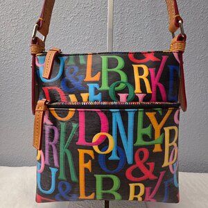 Authentic Dooney & Bourke Grafica Retro Multicolor Crossbody - PRICE IS FIRM